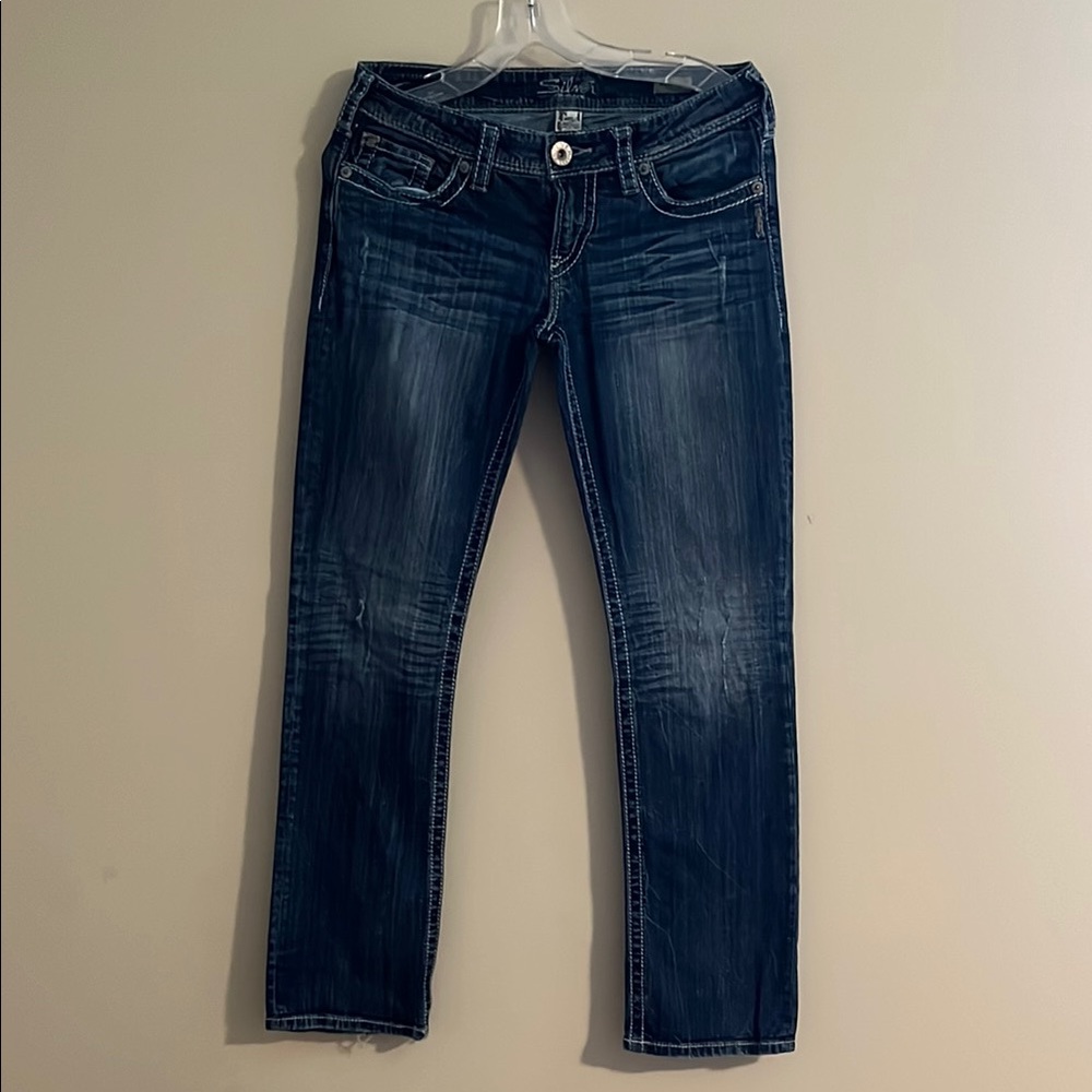 Silver Jeans Blue Straight Leg Jeans